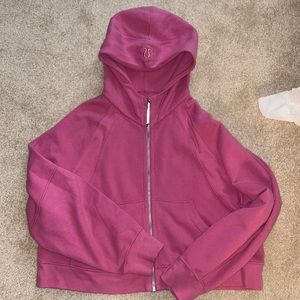 Lululemon Scuba full zip XL/XXL PINK BLOSSOM